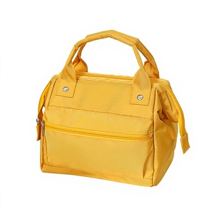 Sac à déjeuner isotherme en tissu Oxford, grand sac à main en aluminium à motif flocon de neige, étanche, avec fermeture éclair, idéal pour le bureau et les pique-niques, écologique - Product Image 2