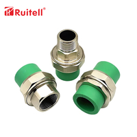 Raccords de tuyauterie en plastique souple carrés verts à sertir à chaud PPR, fournis directement par l'usine chinoise, marque Ruitell, certifiés CE