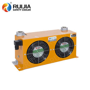 Échangeur de chaleur industriel 12V/24V, ventilateur de refroidissement d'air AH0608TL, refroidisseur d'huile de moteur hydraulique avec double ventilateur - Product Image 5