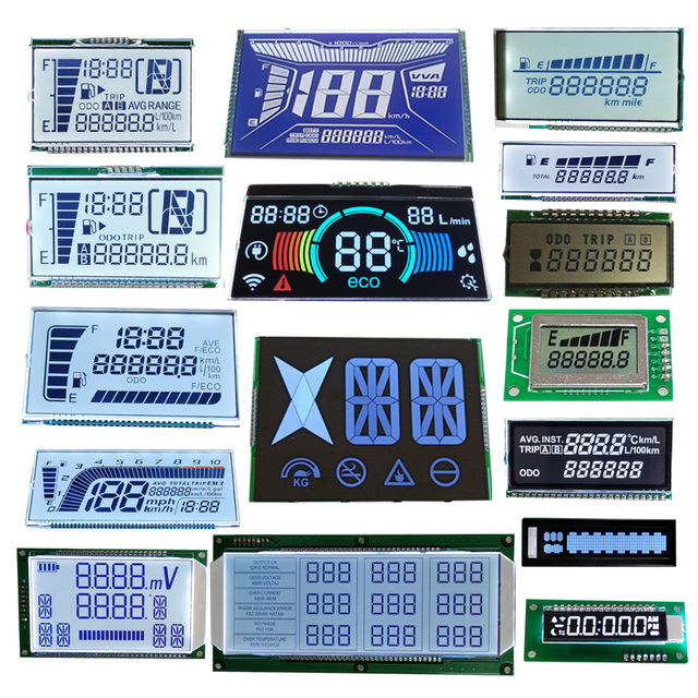 High Quality Factory Supply Motorcycle Segment LCD Display4.0V Yamaha FZ Car Speedometer LCD
