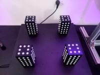 Mur rideau numérique de pixel de rigeba 50cm * 50cm LED pour des événements de partie