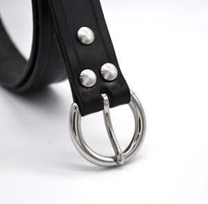 Cloxy 20/25/30mm Acero inoxidable Tri-glide Pin Hebilla de cinturón plateado para cinturón de mujer Hebilla de cinturón de acero inoxidable - Product Image 5