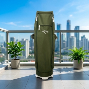<span class=keywords><strong>Sac</strong></span> <span class=keywords><strong>de</strong></span> <span class=keywords><strong>golf</strong></span> haut <span class=keywords><strong>de</strong></span> gamme en cuir PU imperméable <span class=keywords><strong>avec</strong></span> cadre léger, plusieurs poches, design écologique et durable pour 14 clubs - Product Image 3