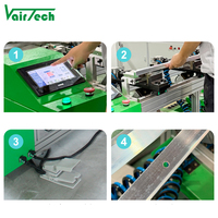 Machine de poinçonnage CNC à cinq cylindres, machine de production de grilles d'aération, ligne de production automatique CNC à positionnement haute efficacité