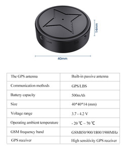 เครื่องติดตาม GPS อัจฉริยะ2G ขนาดเล็ก, เครื่องติดตามยานพาหนะแบบเรียลไทม์สำหรับรถยนต์เด็กสัตว์เลี้ยงทั่วโลก - Product Image 2