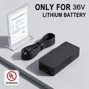 Chargeur de vélo électrique 42V2A pour Prophete, Mifa, Keola, Van Dijck, QWIC, Popal, batterie lithium 36V, prise DC5521 5.5*2.1mm - Product Image 3