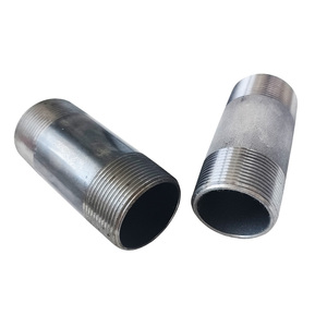 Fitting Pipa Tempa Berlapis Seng Tanpa Sambungan Baja Tahan Karat 304 Tekanan Rendah dengan Ulir ASTM B36.10 ANSI/<span class=keywords><strong>DIN</strong></span>/NPT, Panjang Dapat Disesuaikan - Product Image 1