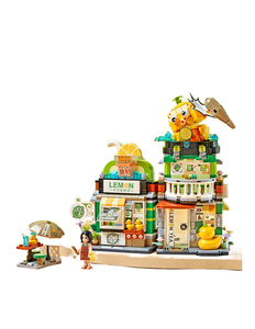 Pour <span class=keywords><strong>LOZ</strong></span> série bloc de construction en plastique petit ours café Panda maison de thé thème culturel chinois modèle jouet rue jouets - Product Image 2