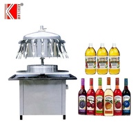 Machine de remplissage semi-automatique pour jus et boissons gazeuses en verre, construction en acier inoxydable, remplisseurs à siphon, assurance qualité, moteur de baril