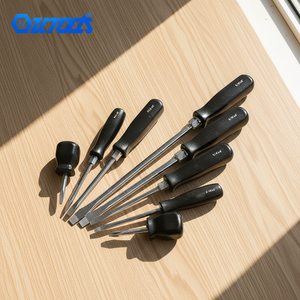 Tournevis manuel Qixin Factory personnalisé en PP noir avec poignée confortable et carte de couleurs, idéal pour un usage domestique - Product Image 1