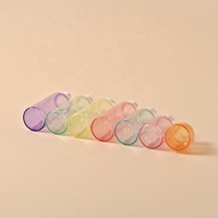 Flacon Compte-gouttes en Verre Transparent pour Sérum et Huile Essentielle, Contenances 5 ml, 10 ml, 15 ml, 20 ml, avec Pipette Colorée pour Emballage Cosmétique