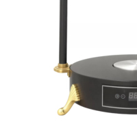 Lampe chauffante électrique de comptoir en acier inoxydable pour aliments, avec plaque chauffante et éclairage, pour présentation de buffet lors de fêtes