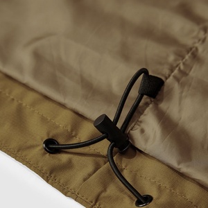 <b>Men's</b> <b>Lightweight</b> 3-in-1 Spring Outdoor Hiking <b>Jackets</b> Canvas Softshell Cargo Anorak Zip Closure Thin Safari Windbreaker Coat - Product Image 6