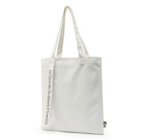 Sac fourre-tout en toile de coton écologique imprimé sur mesure en gros / Sac de courses en coton blanc 12 oz écologique et économique pour la promotion - Product Image 3