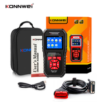 Lector de Códigos KONNWEI KW850, Escáner Automotriz OBD2, Multi-idiomas, Función OBD 2 Completa, Herramienta de Diagnóstico Automotriz