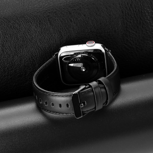 Correa de reloj de cuero genuino compatible con Samsung, Huawei, Honor, Xiaomi, estilo ejecutivo de lujo ligero, con hebilla, correa de cuero para hombre - Product Image 5