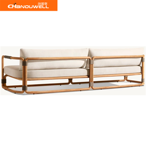 Chaise longue en bois de teck haut de gamme canapé en teck extérieur Patio salon Villa jardin <span class=keywords><strong>terrasse</strong></span> - Product Image 5