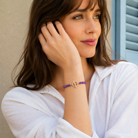 Bracelet perlé à facettes naturelles minimalistes pour femmes fermoir OT améthyste Turquoise énergie de guérison Bracelet en pierre cadeau en gros