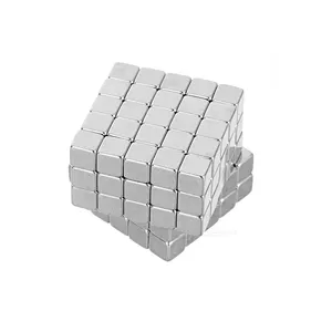 Kunden spezifischer heißer Verkauf Neodym-Magnet Rohmaterial Neodym-Magnet block Kunden spezifischer 5x5x5-Würfel-Magnet