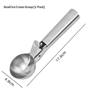 ที่ตักไอศกรีมสแตนเลสหนา ทนทาน ใช้ได้กับผลไม้ ของหวาน และในครัว - Product Image 6