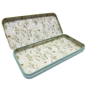 Hộp Đựng Có Bản Lề Dập Nổi Theo Yêu Cầu Của Nhà Máy Hộp Đựng Kim Loại Hình Chữ Nhật Hộp Đựng Bút Chì Nhỏ Cho Trẻ Em - Product Image 4