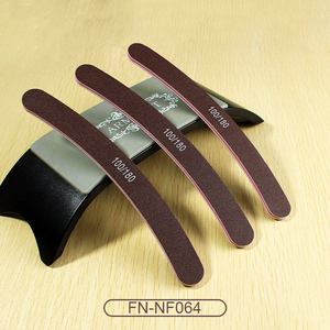 Nail Supplies Double-Sided 80/100 Grit <strong>Banana</strong> Nail <strong>File</strong> Custom Logo Curved Nail <strong>Files</strong> - Product Image 2