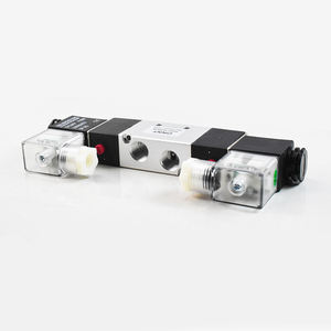 صمام لولبي من نوع Airtac v220-08 AC110 ac4c12 24 فولت ، صمام لولبي بجهد 24 فولت ، بوصات 5 2 ، تحكم في لفائف هوائية مزدوجة في اتجاه: Way/Way V AC/12V DC - Product Image 6