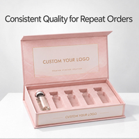 Boîte d'emballage de luxe magnétique pour flacons de peptides de 3 ml, boîte cadeau rigide personnalisée avec insert