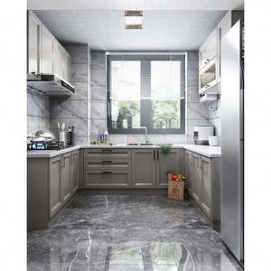 เฟอร์นิเจอร์ครัวดีไซน์ทันสมัยแบบยุโรป ประตูเคลือบแลคเกอร์ สำหรับตู้ครัวบ้าน - Product Image 5