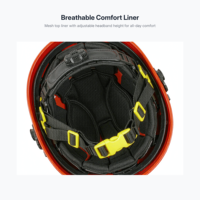 Casque de sauvetage d'urgence standard en gros, protection contre les chocs à coussinets multicouches, nylon réfléchissant, normes nationales