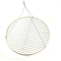 Barbecue au charbon de bois pliable réglable en acier inoxydable avec dispositif de sécurité anti-flamme et nettoyage facile