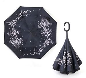 Parapluie inversé double droit personnalisé par le fabricant pour la promotion - Product Image 2