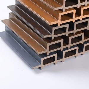 <span class=keywords><strong>Prix</strong></span> bon marché Co Extrusion Grille Mur <span class=keywords><strong>Façade</strong></span> Panneau Anti-Eau WPC PE Panneau Mural Pour Mur Extérieur - Product Image 5