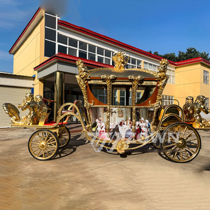 Calèche royale électrique entièrement fermée avec roues solides, chariot de luxe résistant aux intempéries pour toutes les saisons, zones touristiques et stations balnéaires - Product Image 6