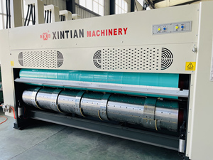 Hoàn toàn tự động sóng hộp các tông làm cho máy in khía chết máy cắt - Product Image 2