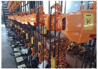 Nouveaux palans à chaîne en acier à crochet fixe, capacité de levage de 1 tonne, 2 tonnes, 3 tonnes, palan électrique avec télécommande sans fil pour la construction et les hôtels