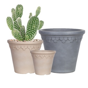 Manufacturer Hot Selling Nordic Cute Clear Ceramic Potted Big Indoor Plastic Plant Pots Planters