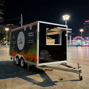 Remolque de Cocina Móvil, Carrito de Café, Carrito de Hot Dogs, Camión de Helados y Pizza, Remolques de Comida para Catering, Totalmente Equipados - Product Image 5