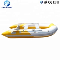 Bateau pneumatique en PVC de 3,0 m et 0,9 mm, bateau pneumatique robuste à haute capacité de charge pour la pêche et les sports nautiques