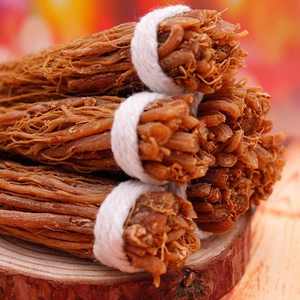 HUARAN Pure Natural Plant Erva chinesa Ginseng Raiz Raw Ervas chinesas secas Ginseng Vermelho - Product Image 2