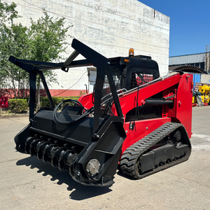 CE EPA Farm 75HP 100HP Crawler <strong>Loader</strong> Diesel 1000kg <strong>1200KG</strong> <strong>Skid</strong> Steer <strong>Loader</strong> With Forest Mulcher