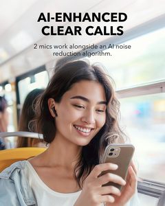 Audífonos Semi-Intraaurales con Cancelación de Ruido ENC, Resistentes al Agua IPX5, Bluetooth 5.3, Carga Rápida, 36 Horas de Reproducción, LED, Anker Soundcore K20i - Product Image 5