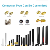 Werkseitig abnehmbar 315MHz 868MHz Gummi-WLAN-Antenne 5dBi 2.4G 5.8G 9dbi Dualband-WIFI-Kommunikation sante nne