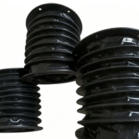 Cache-boudin de vis de guidage CNC sur mesure, protection télescopique résistante à l'huile pour machine-outil