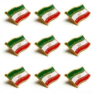 Broche de León y Sol, Pin del <span class=keywords><strong>Imperio</strong></span> <span class=keywords><strong>Persa</strong></span> Dorado, Símbolo 3D Impreso de Shir O Khorshid, Emblema del Patrimonio de la Antigua Irán, Pin de Solapa - Product Image 3