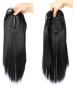 Vivian 10 et 14 pouces augmentent naturellement la couverture de cheveux supérieurs cheveux gris pour l'aîné pince à cheveux sans trace et respirante - Product Image 4