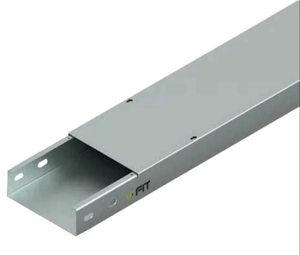 Goulotte de câblage thermolaquée avec construction en acier robuste, couvercle de protection et finition résistante à la corrosion pour une gestion sécurisée des câbles - Product Image 2