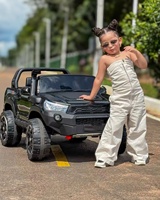 Vente en gros Combinaison pour tout-petits filles Combinaison en jean solide sans manches Barboteuses Pantalon Combinaison pour bébés filles