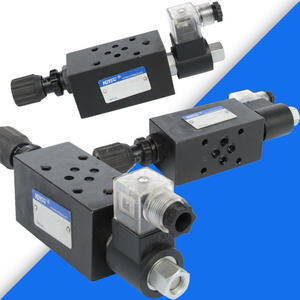 วาล์วควบคุมความเร็วแม่เหล็กไฟฟ้า MFS-02A/B วาล์วควบคุมความเร็วไฮดรอลิกแบบเร็ว/ช้า วาล์วควบคุมการปิด-เปิดแบบซ้อนได้ ควบคุมด้วยระบบไฟฟ้า - Product Image 3