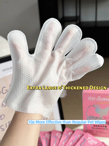 Lenços Naturais para Animais de Estimação Não Tóxicos Biodegradáveis Lenços Descartáveis Texturizados Personalizados para Cães e Gatos - Product Image 4